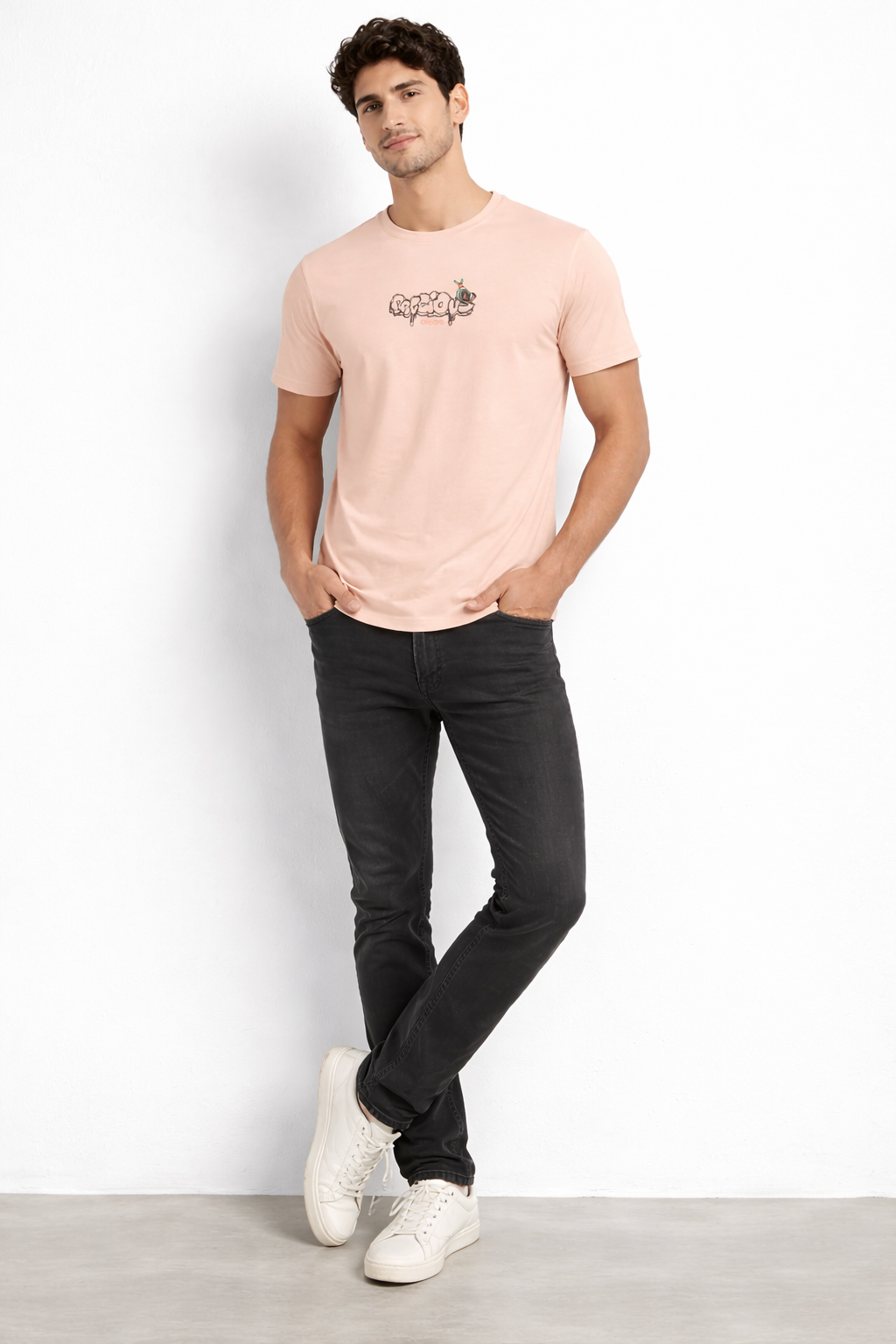Men's Cotton Rich Round Neck Printed Tshirt | Pull Over Tshirts | Half Sleeves