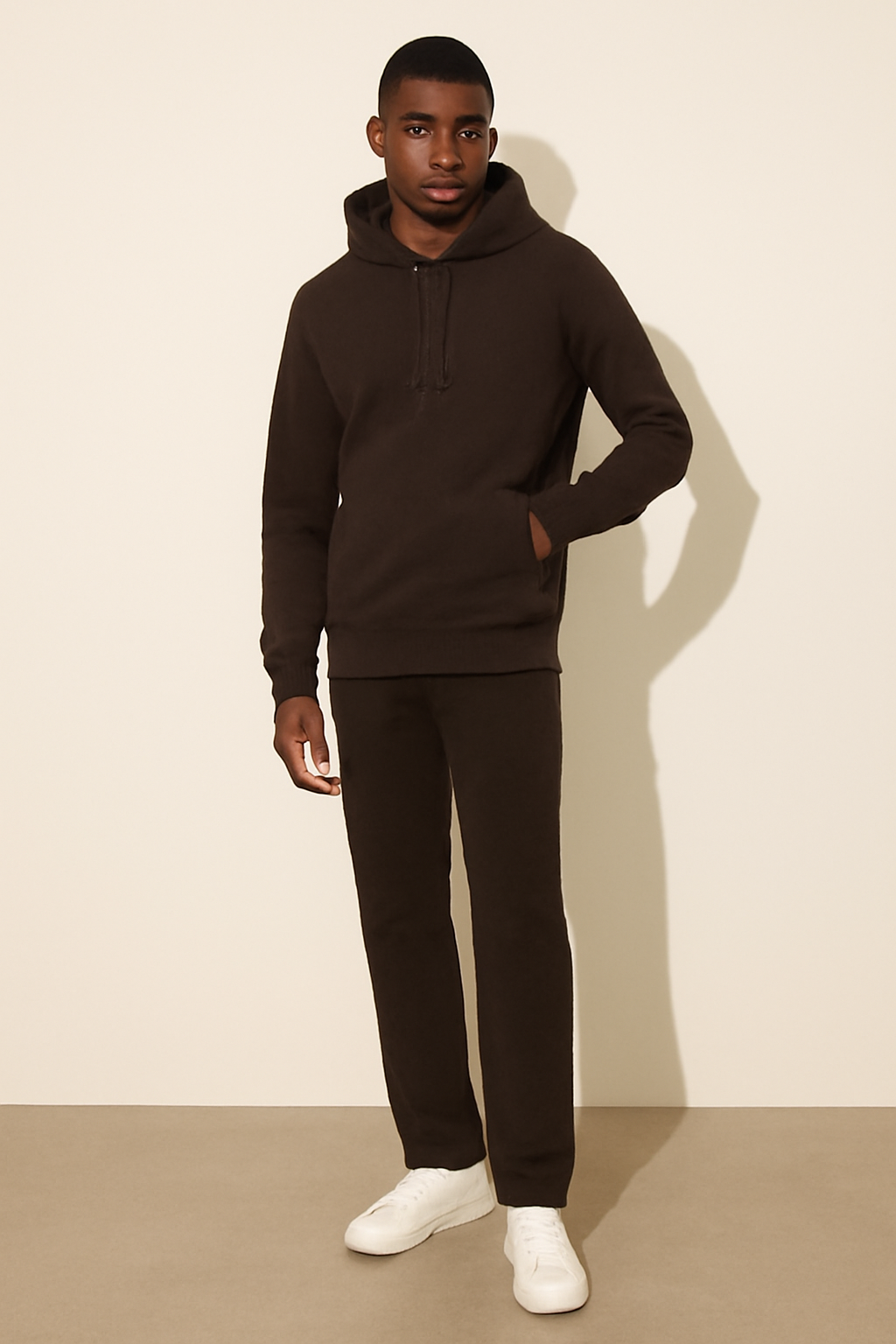 Parcel Yard Stylish Look Solid Hooded Sweatshirt | Drawstring Hood, Kangaroo Pocket, Ribbed Hem | Regular Fit | Casual Men Stylish Hoodie
