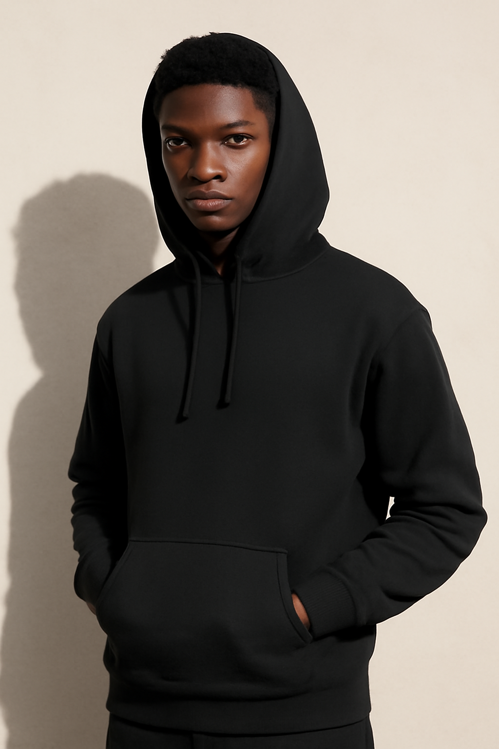 Parcel Yard Stylish Look Solid Hooded Sweatshirt | Drawstring Hood, Kangaroo Pocket, Ribbed Hem | Regular Fit | Casual Men Stylish Hoodie