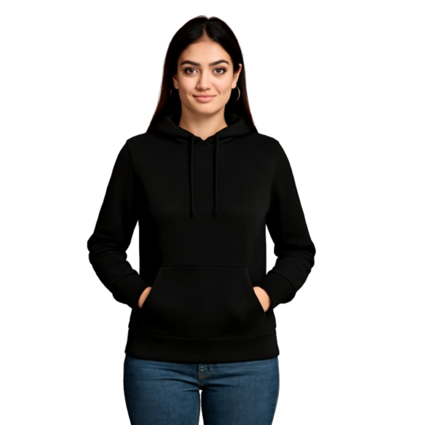Parcel Yard Womens Fleece Hoodies Soft Midweight Casual Hooded Sweatshirt Winter Pullover Tops Kangaroo Pocket Casual Comfy Tops Trendy Fall Outfits