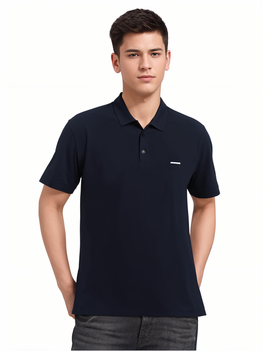 Parcel Yard Polo T-Shirt for Men Cotton Short Sleeve Regular Fit | Perfect for Golf, Travel & Outdoor Casual Look