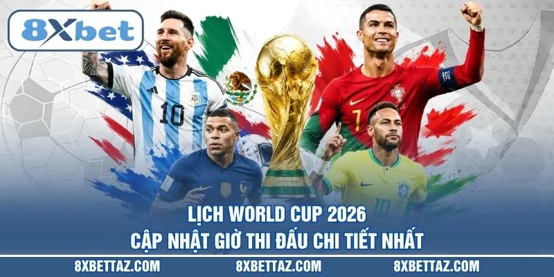 Lịch World Cup 2026 - Cập nhật giờ thi đấu chi tiết nhất